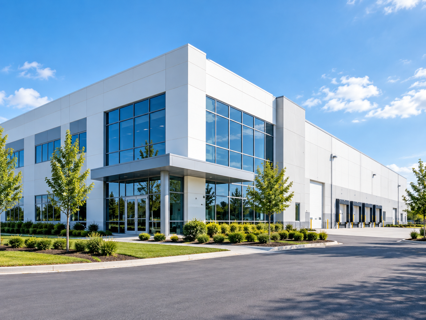 Modern commercial infrastructure facility