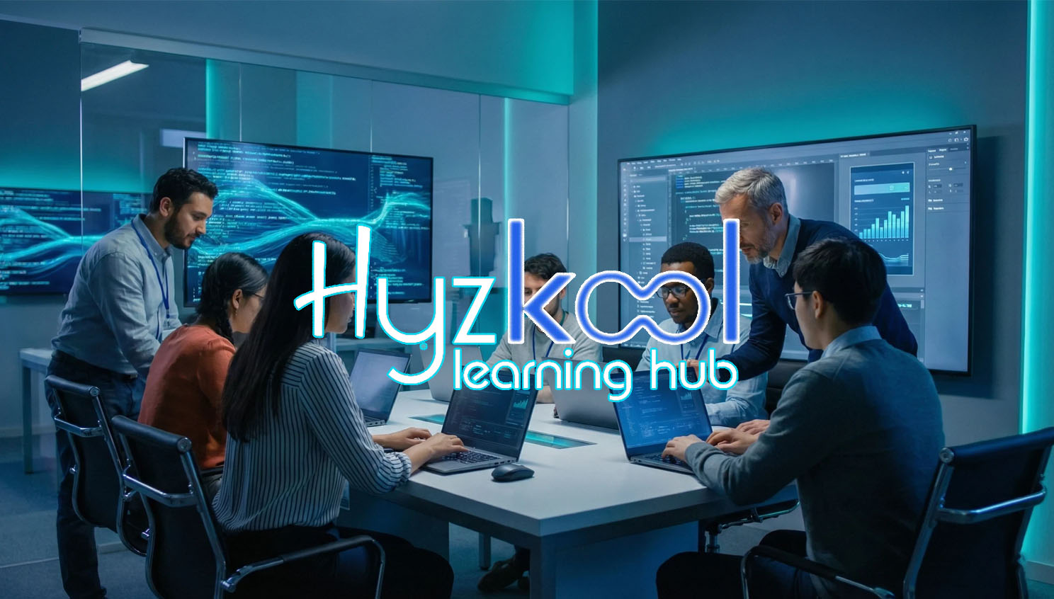 HYZKOOL LEARNING HUB logo