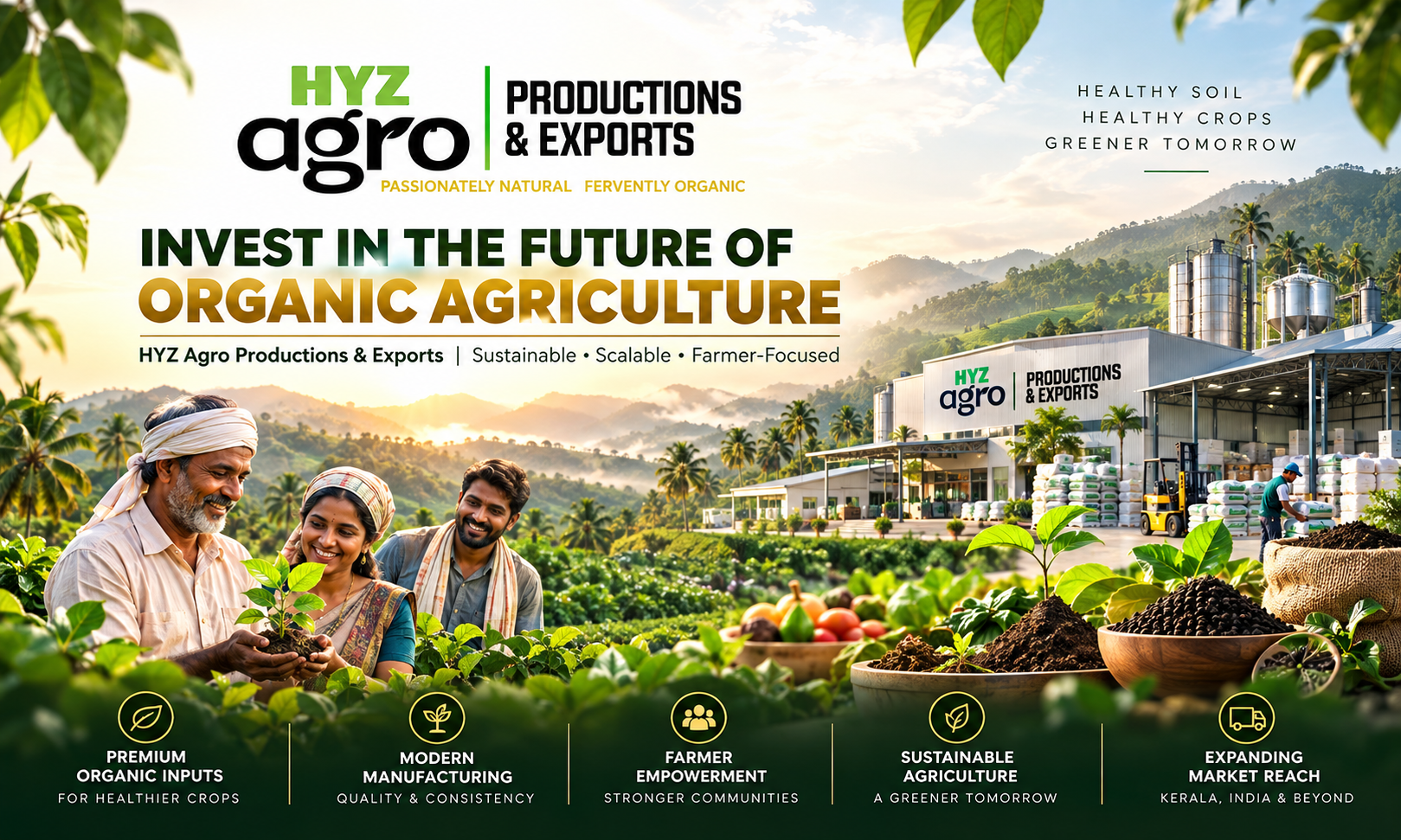 HYZ AGRO PRODUCTIONS AND EXPORTS logo